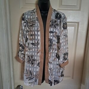 Bon worth floral cardigan XS